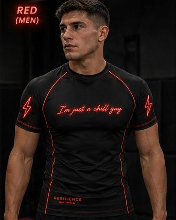 Neon Red Rashguard